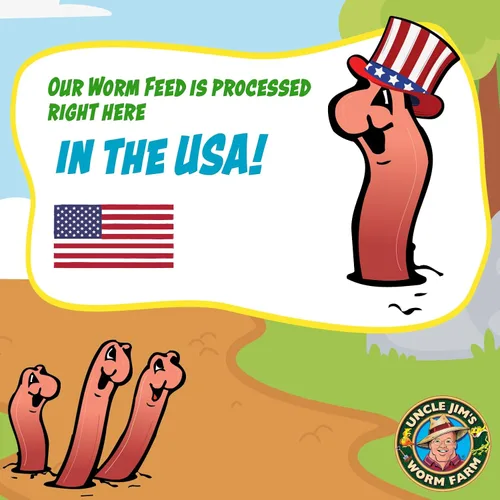 Miniatura 5 de Uncle Jim's Worm Farm Alimento orgánico para gusanos Suministro de alimentación de gusanos de 1 mes para meneadores rojos, gusanos de abono
