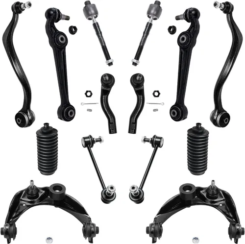 Miniatura 87 de Detroit Axle - Kit de suspensión frontal de 16 piezas para RWD Chrysler 300 Dodge Charger Challenger Magnum 6 brazos de control con rótulas 2