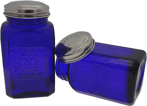 Miniatura 4 de Kerixi Salero y pimentero vintage (azul, grande)