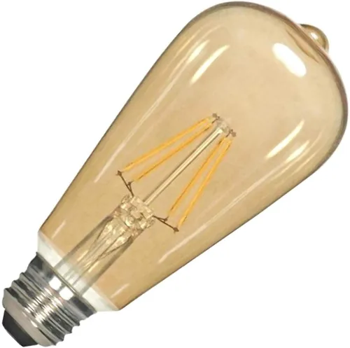Miniatura 2 de Satco S9560 A15 LED foco de base mediana transparente, 4,5W