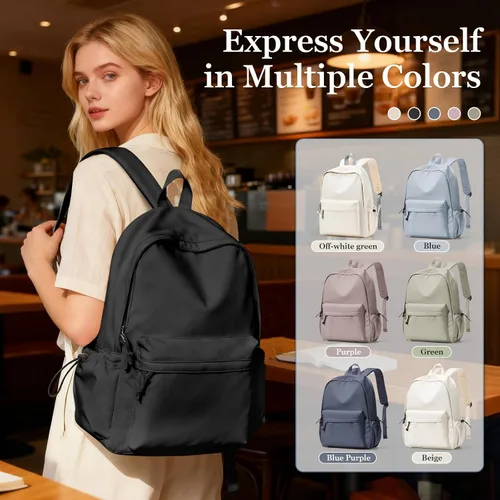Miniatura 8 de Mochila de escuela secundaria para adolescentes, linda mochila universitaria para mujeres, bolsa de escuela secundaria, mochila de viaje casual