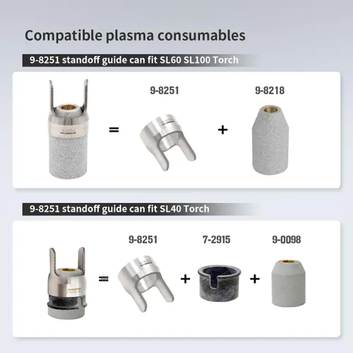 Miniatura 4 de WeldingStop 9-8251 Guía de separación para Cutmaster 52 Thermal Dynamics SL60 SL100 Consumibles de antorcha 1pc