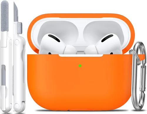 Miniatura 95 de Funda para AirPods con llavero, protección completa, de silicona, accesorios para AirPods, funda para hombres, mujeres y adolescentes, con estuche