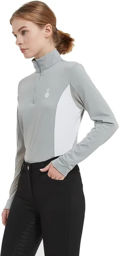 Miniatura 2 de HR Farm - Camisa de manga larga Ice Feel de secado rápido para mujer