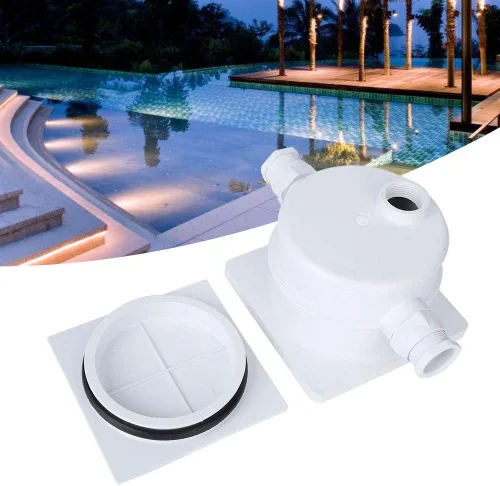 Miniatura 7 de TOPINCN Caja de conexiones impermeable G3/4 DN20, accesorio de luz subacuática, conveniente para la iluminación de la piscina