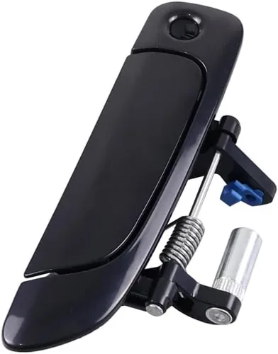 Miniatura 7 de Manija Exterior de Puerta Delantera y Trasera Negra Sin Pintar Compatible con Honda Civic 2001 2002 2003 2004 2005 (Delantera Izquierda)