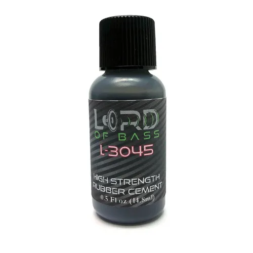 Miniatura 2 de Lord of Bass Pegamento adhesivo de reparación de altavoz de goma negro de alto grado 1/2 oz