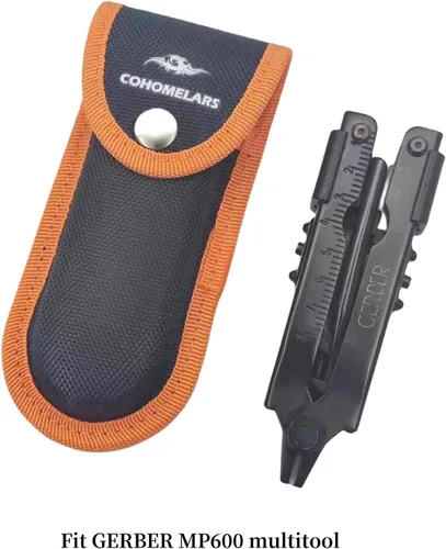 Miniatura 2 de Funda de nailon para Gerber MP600 multiherramienta de 5 pulgadas, estuche de transporte horizontal para cuchillos de bolsillo plegable de 5.1 a 5.5