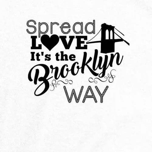 Miniatura 2 de Pop Threads Spread Love Its The Brooklyn Way Infant Baby Boy Girl Bodysuit