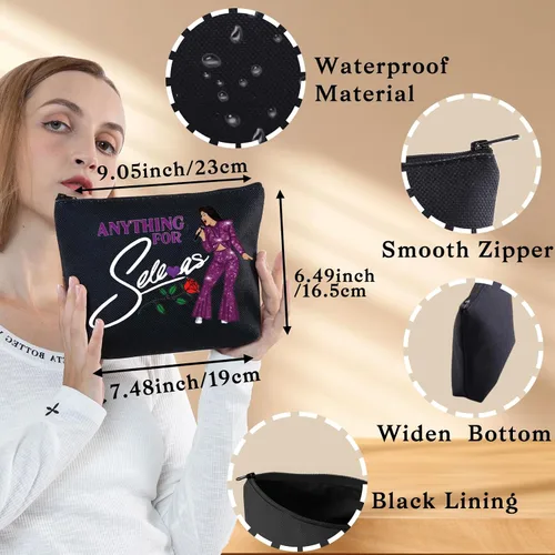 Miniatura 2 de BWWKTOP Bolsa de cosméticos para amantes de la música, regalo para fanáticos del cantante, álbum de música, regalos para fanáticos del cantante