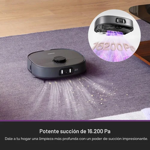Miniatura 5 de Eureka J15 Pro Ultra Robot - Aspirador y fregona con base autovaciada, 16,200 Pa de succión, diseño de mopa con brazo flexible, lavado con agua