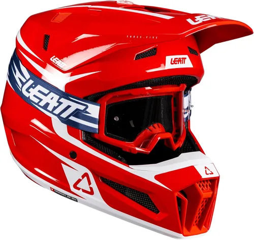 Miniatura 10 de Leatt Casco compuesto Moto 3.5 con kit de gafas 3.5