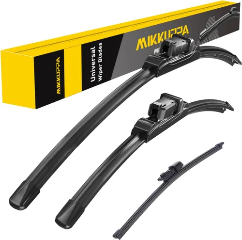 Miniatura 24 de MIKKUPPA Juego de 3 limpiaparabrisas de 22+21+12 pulgadas - Reemplazo para Dodge Durango 2011-2023, Jeep Grand Cherokee 2011-2013 - Limpiaparabrisas