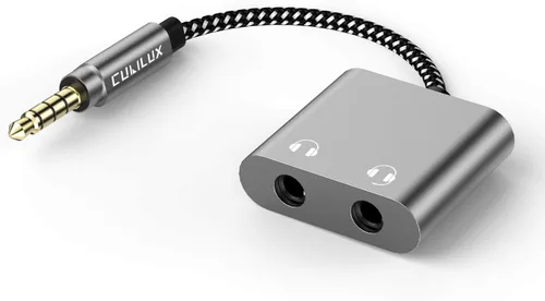 Miniatura 14 de Cubilux Adaptador USB C para auriculares dobles, tipo C a divisor de audio de 3.5mm doble compatible con iPhone 17/16/15, iPad Pro 13/12.9/11 iPad