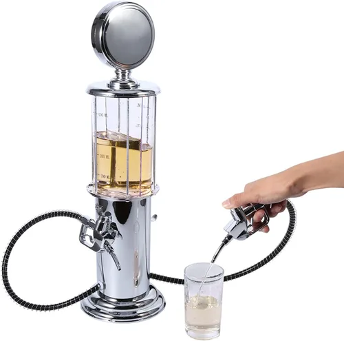 Dispensador de licor, bomba de gas de metal, boquilla dispensadora de bebidas, cerveza, vino, bebida, decantador de licor para cócteles de vodka,