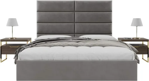 Miniatura 62 de Vänt - Paneles tapizados de cabecera para montar en la pared, diseño Isabelle, 60 x 23 pulgadas, configuración de 4 paneles individuales, Cuero