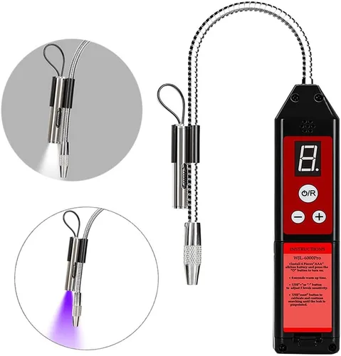 Miniatura 8 de Wale&Morn Detector de fugas para fugas de gas halógeno, Detector de fugas de refrigerante de aire acondicionado con luz indicadora HVAC R22 R410A