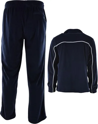 Miniatura 5 de ChoiceApparel Chándal de terciopelo para hombre con bolsillos con cremallera