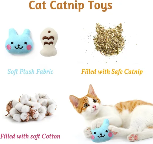 Miniatura 3 de Juguetes para gatos surtidos de juguetes para gatos, paquete de 26 juguetes para gatos, paquete variado para gatito, juguete de varita para gato
