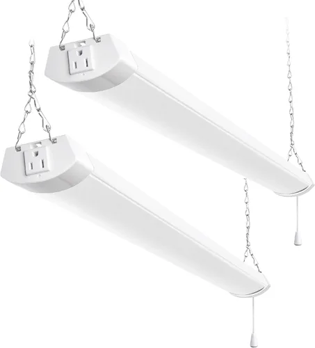Miniatura 8 de hykolity lámpara de tienda LED de 4 pies, 70 W enchufable, 8000 lm (equivalente a 300 W), 5000 K, lámparas de tienda LED para garajes, talleres