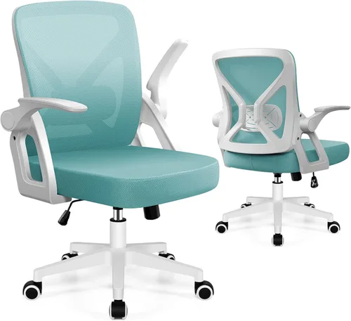 FelixKing Silla de Oficina - Silla de Escritorio Ergonómica de Malla Transpirable para Tareas con Ruedas y Soporte Lumbar, Sillas de Oficina para
