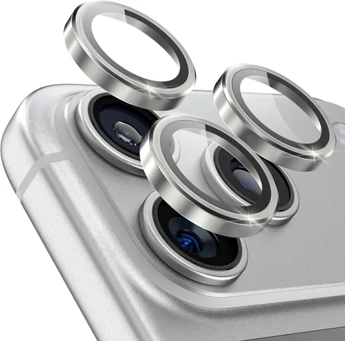Miniatura 14 de CloudValley Protector de lente de cámara para iPhone 17 Pro/iPhone 17 Pro Max, [Instalación en 1 segundo] Cubierta de vidrio templado Ultra-HD, Negro