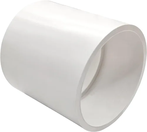 Miniatura 5 de 10 unids 3/4 "PVC tubería de montaje de acoplamiento conector adaptador deslizante (zócalo x zócalo) horario 40 color blanco