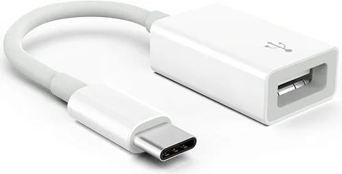 Adaptador de cámara USB-C a USB de Apple, cable USB 3.0 OTG para iPhone/iPad para conectar lector de tarjetas, unidad flash USB, disco U, teclado,