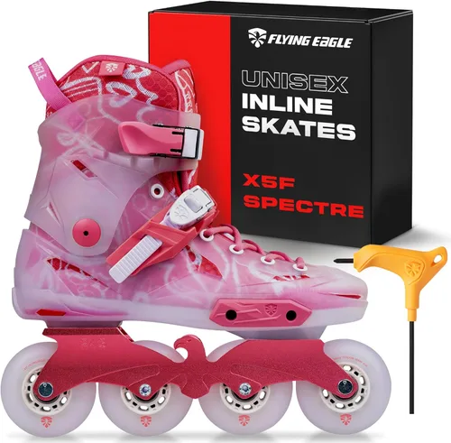 Miniatura 10 de Flying Eagle X5F Spectre y X5 Shrike Pro Freeskates - Patines en línea para adultos para hombres profesionales, patines para adultos, patines Negro