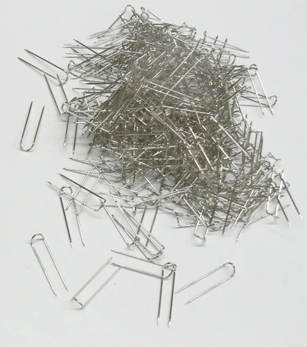 Miniatura 2 de 500 pines de joyería U-Pins Display Pads Pins Silver Jewelry Display 500 Pcs U Pins