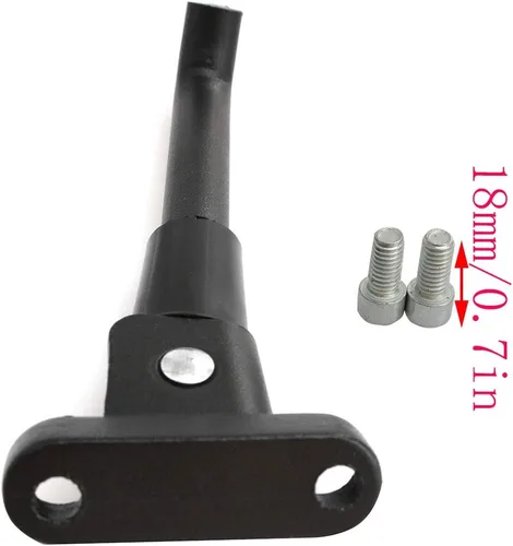 Miniatura 4 de LQ Industrial Scooter Kickstand negro Scooter eléctrico reemplazo soporte de estacionamiento pies soporte soporte para scooter eléctrico M365