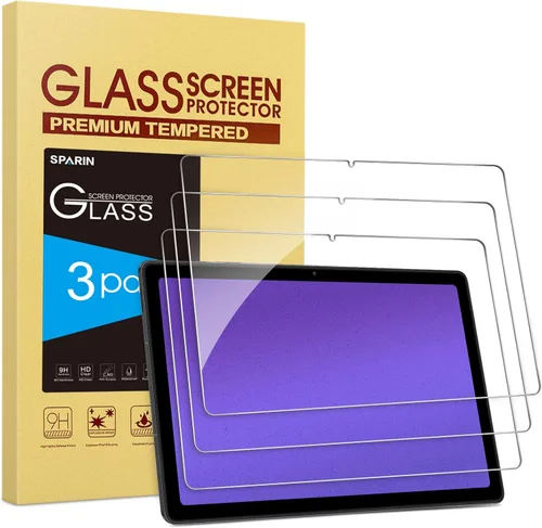 SPARIN Paquete de 3 protectores de pantalla para Samsung Galaxy Tab A7 2020 de 10.4 pulgadas (SM-T500/SM-T503/SM-T505/SM-T507), vidrio templado 9H