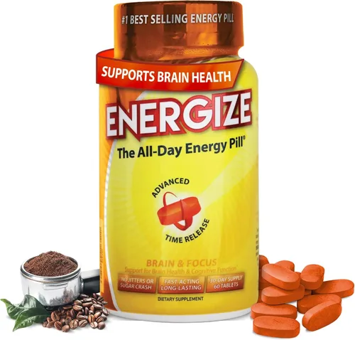 Miniatura 9 de iSatori Energize - Pastillas de cafeína de liberación prolongada, sin nerviosismo o choque, pastillas de energía de acción rápida para todo el día