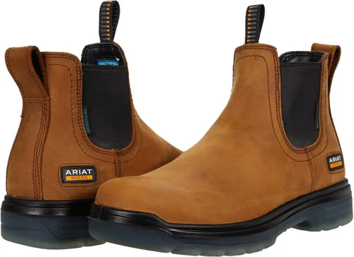 Miniatura 8 de Ariat Botas de trabajo impermeables Turbo Chelsea para hombre