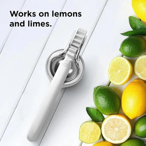 Miniatura 5 de Chef'n FreshForce - Exprimidor de limón y cítricos, prensa manual con potencia de doble engranaje para una máxima extracción de jugo, duradero
