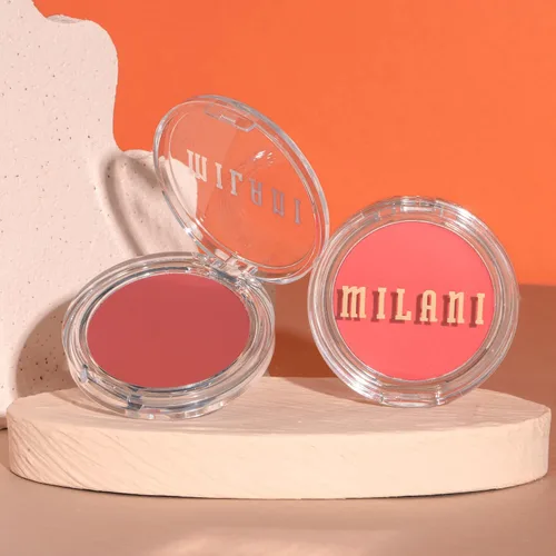 Miniatura 6 de Milani Maquillaje Rubor – Rubor en crema Cheek Kiss para mejillas, color cremosa a gel y tinte labial, color natural brillante, hidratante
