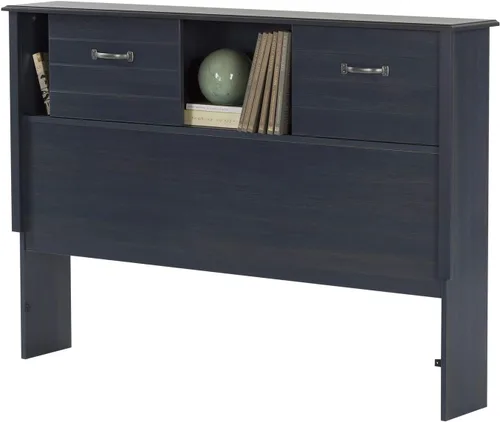 Miniatura 8 de South Shore Ulysses - Cabecero de estantería doble, roble otoño Fall Oak