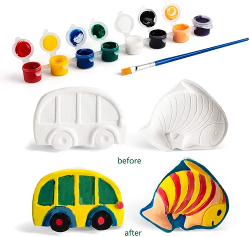 Miniatura 2 de KODATEK 80 piezas de artes y manualidades para niños de 4 a 8 años, kit de pintura para niños, kit de actividades de manualidades de Pascua