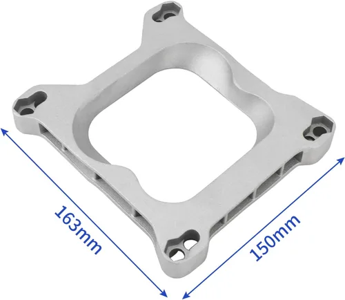 Miniatura 4 de 1932 Kit adaptador de junta de carburador de 3/4" 4Bbl a 4Bbl, plata