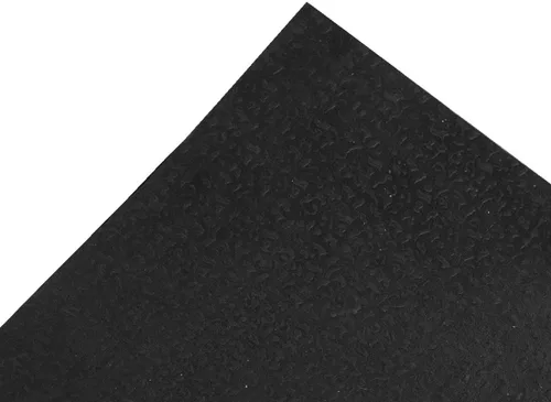 Miniatura 6 de Ottomanson Bandeja de goma antideslizante para interiores y exteriores, fácil de limpiar, impermeable, 16 x 32 pulgadas, bandeja negra