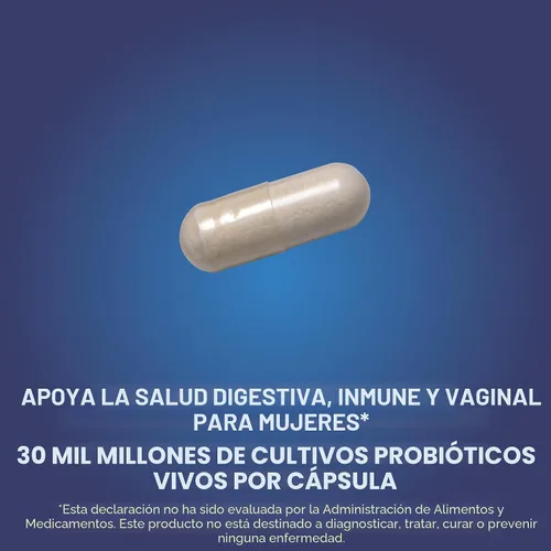 Miniatura 3 de Nature's Way Fortify Probiótico diario para mujeres, 30 mil millones de cultivos vivos, 10 cepas, prebióticos y probióticos para mujeres, apoya