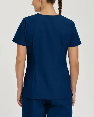 Miniatura 3 de Landau Essentials 8111 - Camiseta médica con cuello en V y 4 bolsillos para mujer