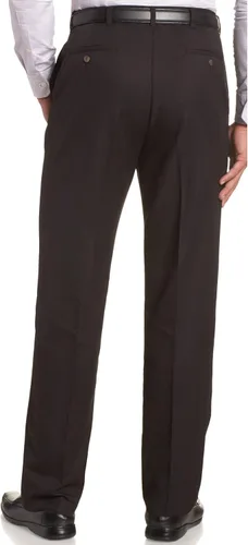 Miniatura 2 de Haggar - Pantalón para hombre de primera calidad, sin plancha, con cintura expandible y plisado en la parte delantera