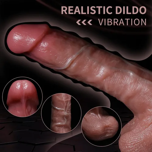 Miniatura 4 de Consolador de empuje juguetes sexuales - Consoladores giratorios de calefacción con 5 modos de empuje y 10 modos de vibración para juego anal