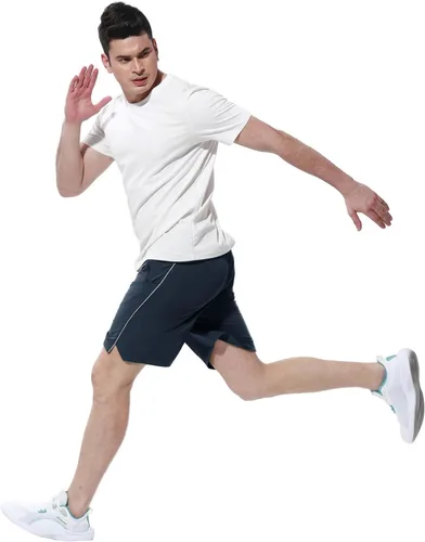Miniatura 6 de TBMPOY Men's Hiking Shorts Quick Dry Athletic Gym Workout Short with Zipper Pockets