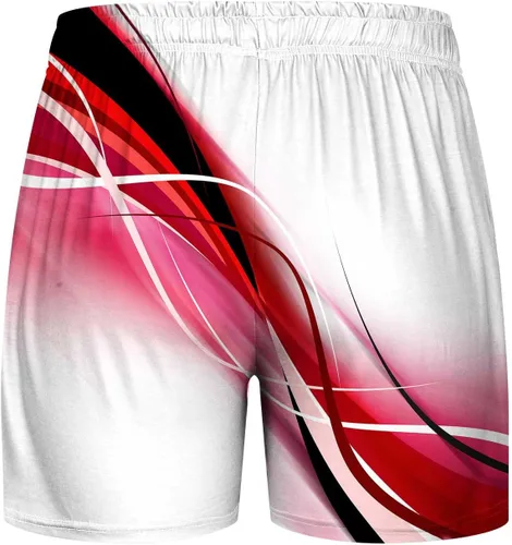 Miniatura 7 de SHENGXINY Conjunto de pantalones cortos de verano para hombre, estampado 3D, camisa de manga corta y pantalones cortos, traje deportivo de 2 piezas