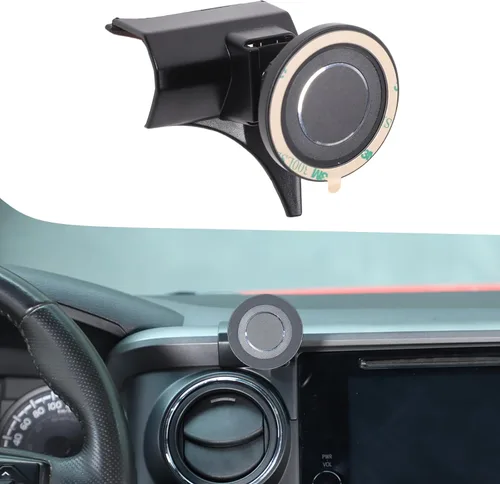 Miniatura 14 de Lcojicep Soporte de teléfono para consola central de automóvil compatible con Toyot@Tacoma 2016-2022, control central, navegación, lado izquierdo