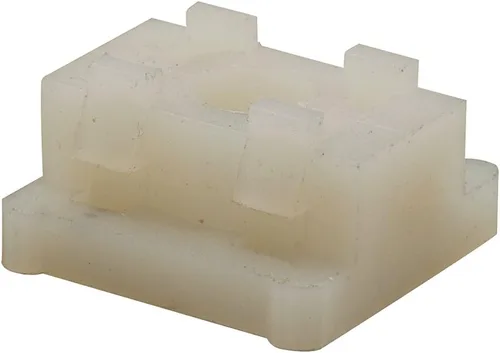 Prime-Line MP6948 - Tapa de pivote para puerta de armario biplegable, plástico, blanco roto (paquete individual)