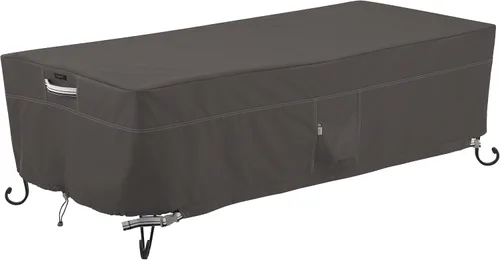 Miniatura 11 de Classic Accessories – Cobertor para mesa/hoguera rectangular de 40 pulgadas resistente al agua Ravenna, cubierta de hoguera al aire libre