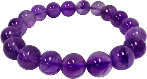 Miniatura 624 de Gem Avenue Handmade Round Bead Stretch Bracelet Unisex Natural Stone Beaded Jewelry for Men & Women, Elastic Wristband for Daily Wear